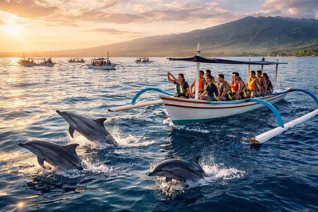 Lovina Dolphin Watching Sharing Boat